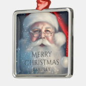 メリークリスマスサンタフェスティバルウィンターホリデーズ メタルオーナメント (左)