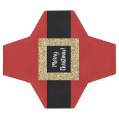 メリークリスマスサンタベルト サッカーボール (フラット)