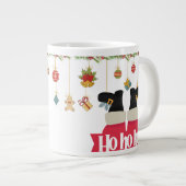 メリークリスマスサンタホホーホエスプレッソカップ ジャンボコーヒーマグカップ (正面右)
