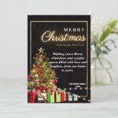 メリークリスマスサンタホリデーカード シーズンカード (スタンド正面)