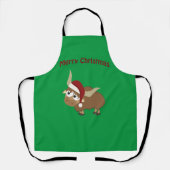 メリークリスマスサンタヤク エプロン (正面)