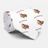 メリークリスマスサンタヤク ネクタイ (ロール)