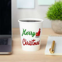 メリークリスマスサンタレー赤い緑のスクリプト