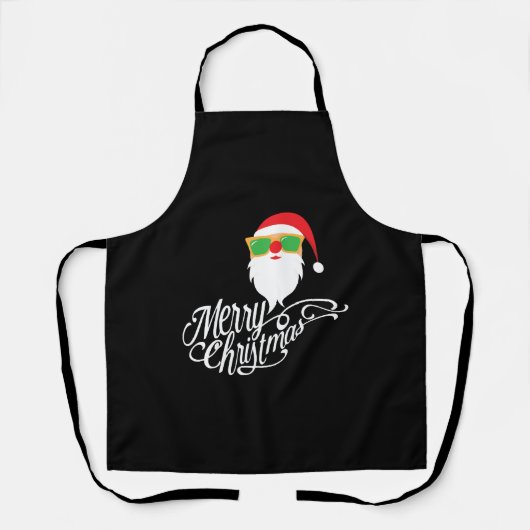 メリークリスマスサンタ エプロン (正面)