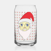 メリークリスマスサンタ ガラス缶 (裏面)