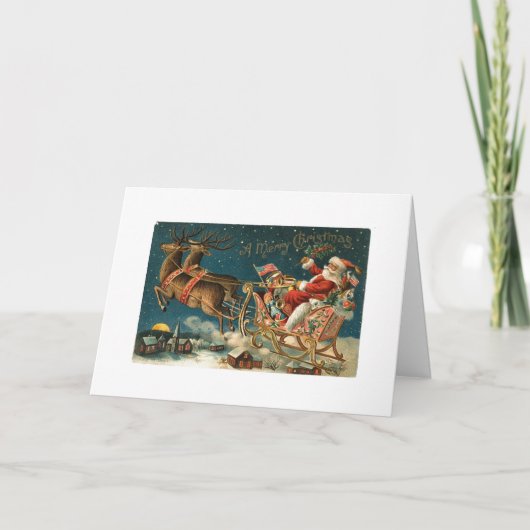 メリークリスマスサンタ シーズンカード (正面)