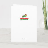 メリークリスマスサンタ シーズンカード (裏面)