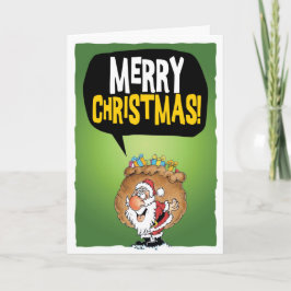 メリークリスマスサンタ シーズンカード