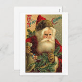 メリークリスマスサンタ シーズンポストカード (正面/裏面)
