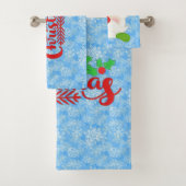 メリークリスマスサンタ バスタオルセット (インサイチュ)