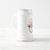 メリークリスマスサンタ ビールジョッキ (正面左)