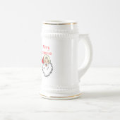 メリークリスマスサンタ ビールジョッキ (正面右)