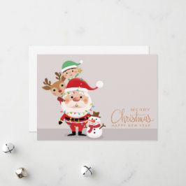 メリークリスマスサンタ&フレンズ シーズンカード