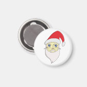 メリークリスマスサンタ マグネット (正面/裏面)