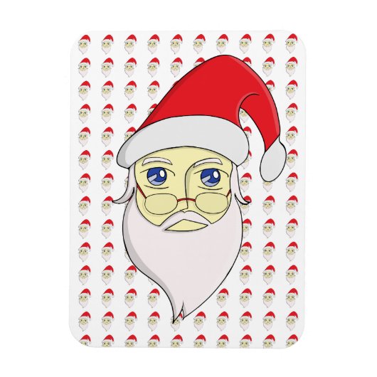 メリークリスマスサンタ マグネット (縦)