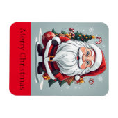 メリークリスマスサンタ マグネット (横)