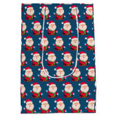 メリークリスマスサンタ ミディアムペーパーバッグ (裏面)