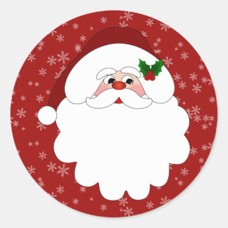 メリークリスマスサンタ ラウンドシール