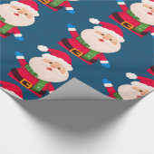 メリークリスマスサンタ ラッピングペーパー (角)