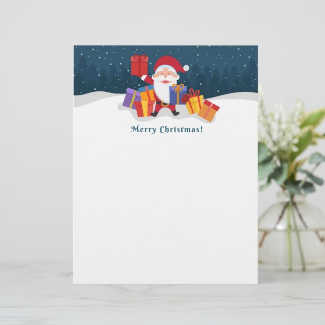 メリークリスマスサンタ レターヘッド (スタンド正面)