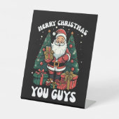 メリークリスマスサンタ 台座サイン (正面)