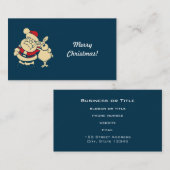 メリークリスマスサンタ 名刺 (正面/裏面)