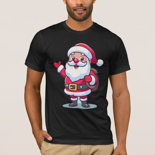 メリークリスマスサンタ Tシャツ (正面)