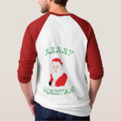 メリークリスマスサンタ Tシャツ (裏面)