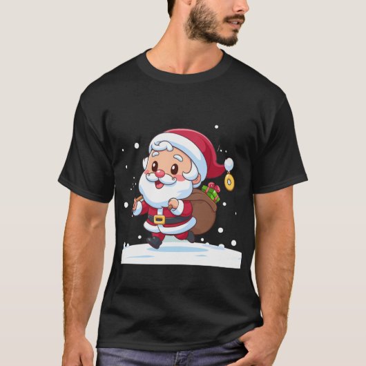 メリークリスマスサンタ Tシャツ (正面)