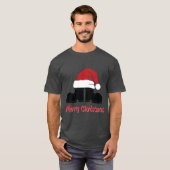 メリークリスマスサンツハット&ブーツ Tシャツ (正面フル)