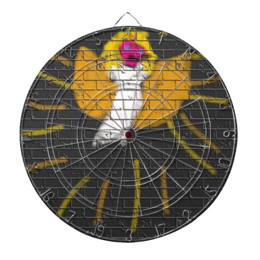 メリークリスマスサンムーンエンジェル、キッズによるアート：) ダーツボード (正面)