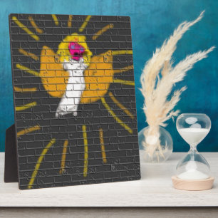 メリークリスマスサンムーンエンジェル、キッズによるアート:) フォトプラーク