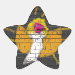 メリークリスマスサンムーンエンジェル、キッズによるアート：) 星シール