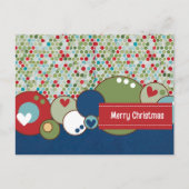 メリークリスマスサークル ポストカード (正面)