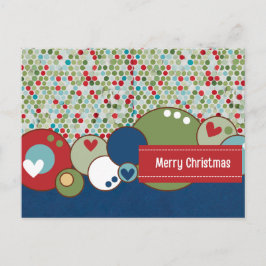 メリークリスマスサークル ポストカード