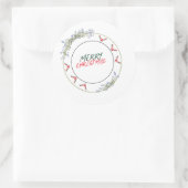 メリークリスマスサークル ラウンドシール (バッグ)