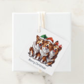 メリークリスマスシェットランドシェプドッグ フェイバータグ (インサイチュ)