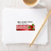 メリークリスマスシェブロン ラベル (インサイチュ)