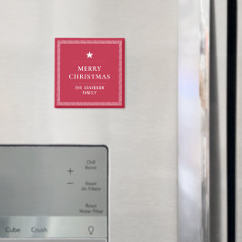 メリークリスマスシエレガントックスタイリッシュギリシャの蛇行 マグネット