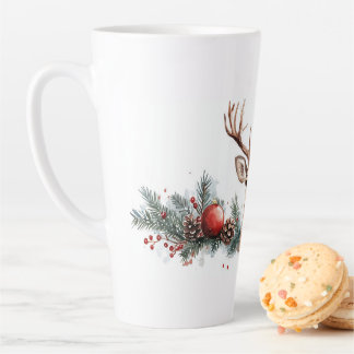 メリークリスマスシカのコーヒーカップ カフェラテマグ