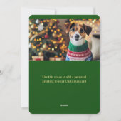 メリークリスマスシカゴフラットホリデーフォトカード シーズンカード (裏面)