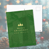 メリークリスマスシカゴホリデーポストカード シーズンポストカード