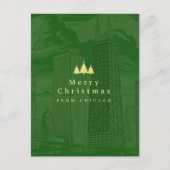 メリークリスマスシカゴホリデーポストカード シーズンポストカード (正面)