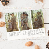 メリークリスマスシグネチャー数々の写真白 シーズンカード