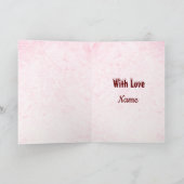 メリークリスマスシスターと義兄 カード (内部)