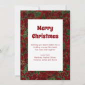 メリークリスマスシックフェスティバルホリデーズファミリーフォト (裏面)