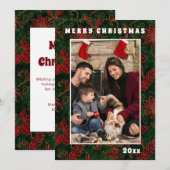 メリークリスマスシックフェスティバルホリデーズファミリーフォト (正面/裏面)