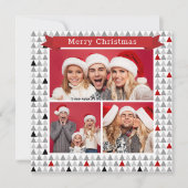 メリークリスマスシックモダンツリーパターン3写真 (正面)