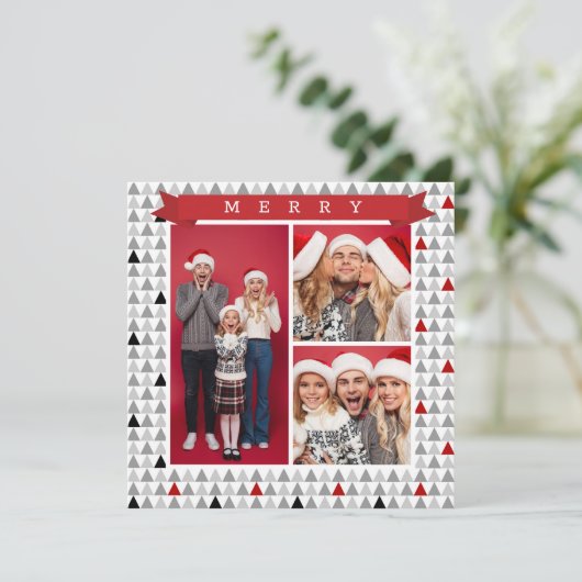 メリークリスマスシックモダンツリーパターン3写真 (スタンド正面)