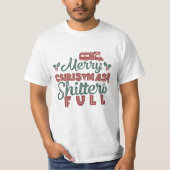 メリークリスマスシッターズフル-休暇 Tシャツ (正面)